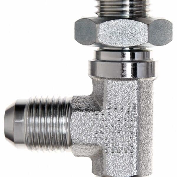 Gates G60472-0404 Male JIC 37 Flare to Male JIC 37 Flare Bulkhead to Male JIC 37 Flare - Tee