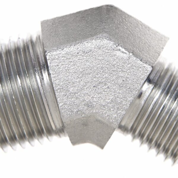 Gates G604970404 Male JIC 37 Flare to Male Pipe NPTF - 45 (SAE to SAE)