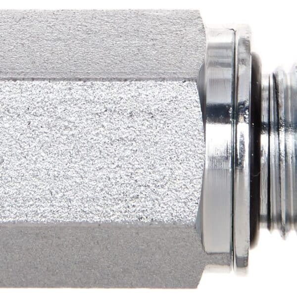 Gates G631201204 Male Metric with O-Ring to Female Pipe NPTF (Metric Conversion)