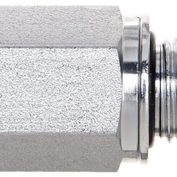 Gates G631201606 Male Metric with O-Ring to Female Pipe NPTF (Metric Conversion)