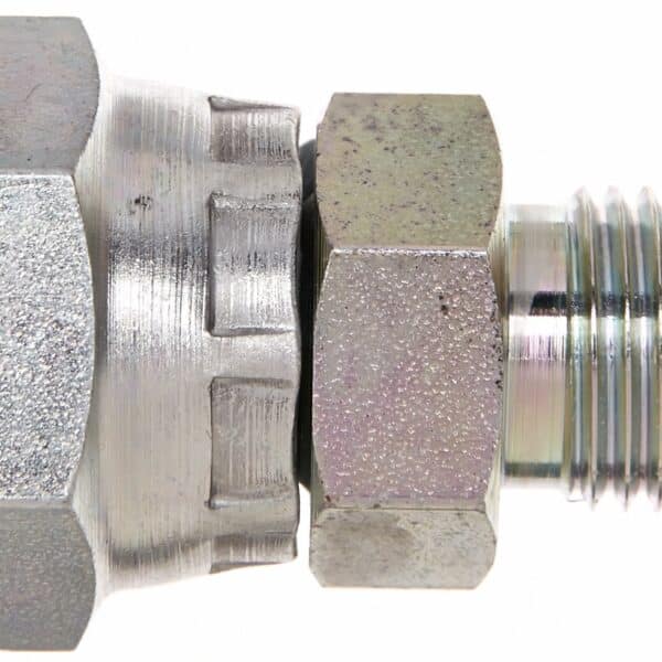 Gates G634501008 Female DIN 24 Cone Swivel-Light Series to Male JIC 37 Flare (Metric Conversion)