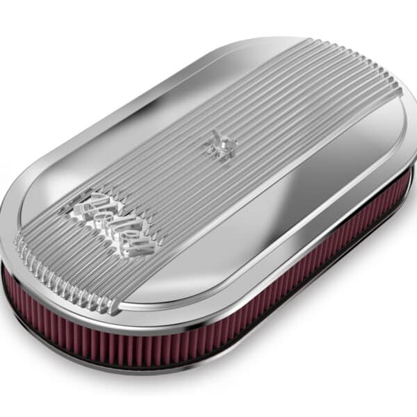 HOL-120-401 Holley Vintage Series Oval Air Cleaner - Polished