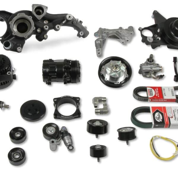 HOL-20-221BK Holley Premium Mid-Mount Complete Accessory System