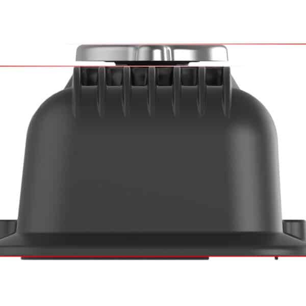 HOL-241-135 Holley Valve Covers - Muscle Series - Finned - SBC - Satin Black Machined