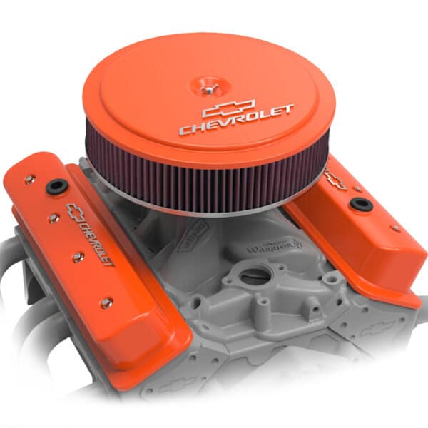 HOL-241-293 Holley GM Licensed Valve Cover - Muscle Series - SBC - Center Bolt