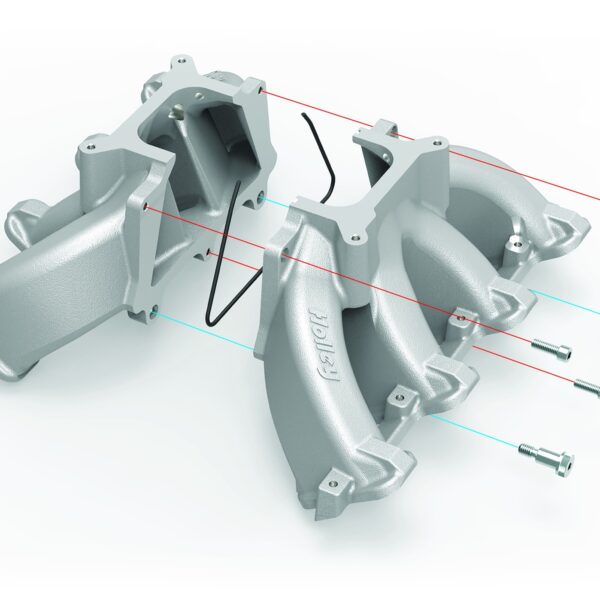HOL-300-256 Holley Single Plane Split-Design Race Intake Manifold- GM LS1/LS2/LS6