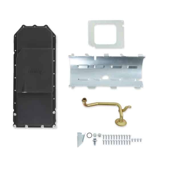 HOL-302-61BK Holley Gen III Hemi Swap Oil Pan - Mid-Sump VVT - Black