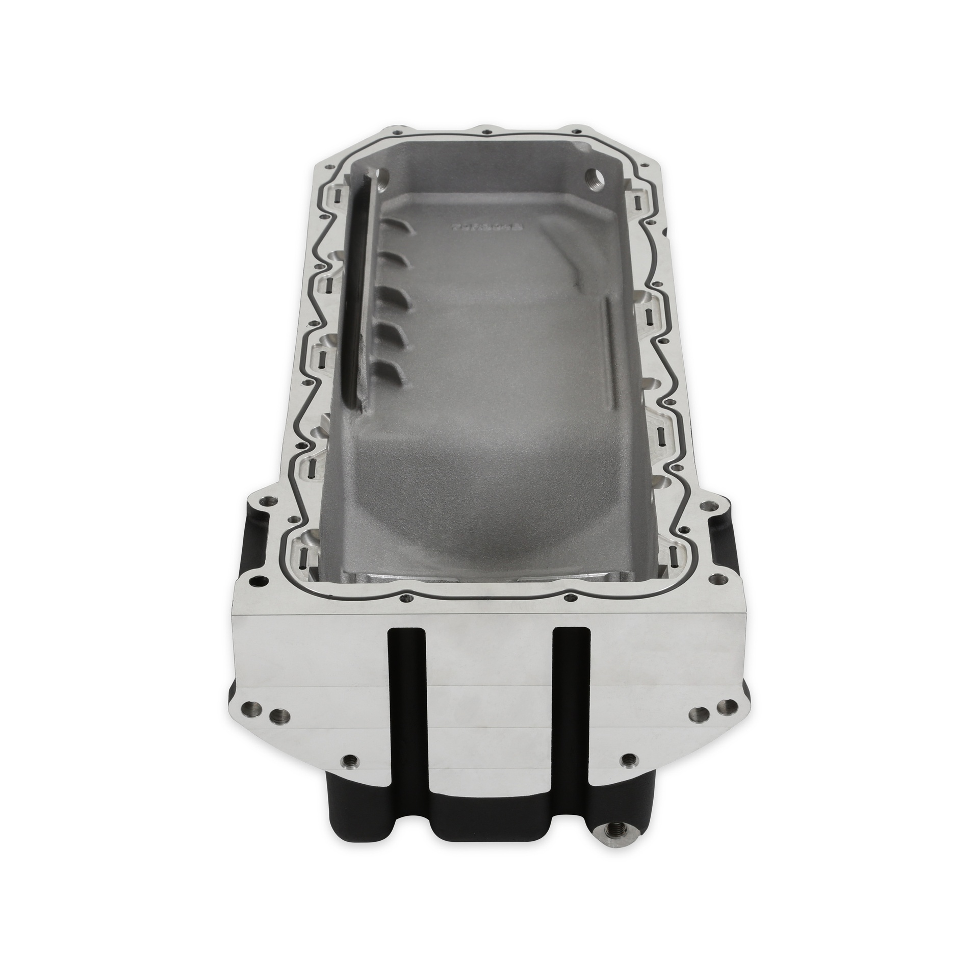 HOL-302-76BK Holley Gen III Hemi Swap Oil Pan - Rear-Sump - Black - VVT