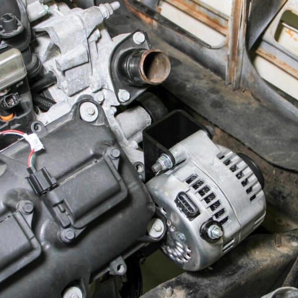 HOL-97-369 Holley Gen III Hemi Alternator Relocation Kit w/ Holley Alternator