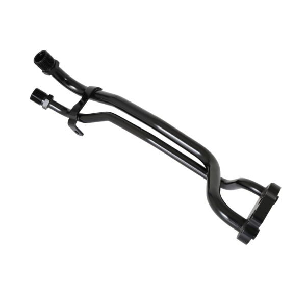 HOL-97-444 Line Adapter Manifold for SD7 A/C Compressor - SBF, Passenger Side Exit