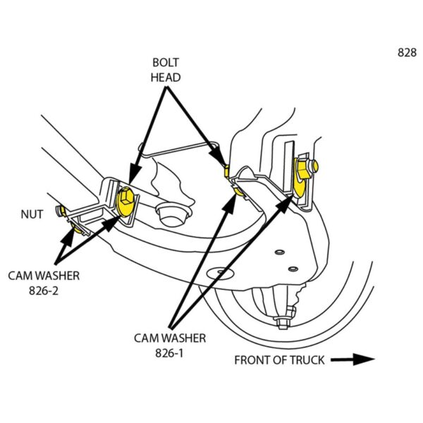 Moog MOG-K100129 Front Alignment Caster / Camber Kit