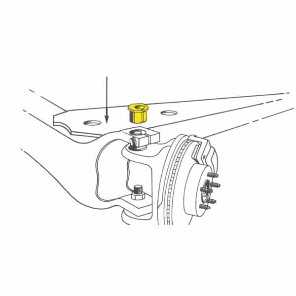 Moog MOG-K8973 Front Alignment Caster / Camber Bushing