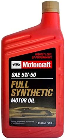 MotorcraftВ® XO5W50QGT - SAE 5W-50 Full Synthetic Motor Oil 1 Quart