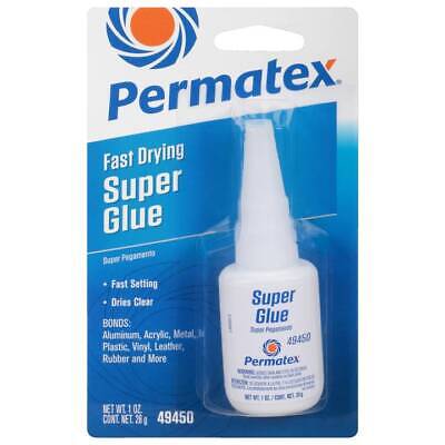 Permatex 49450 Fast Drying Super Glue 1 Fl Oz 28g (49450)