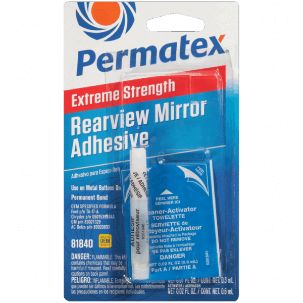 Permatex Extreme Rearview Mirror Professional Strength Adhesive