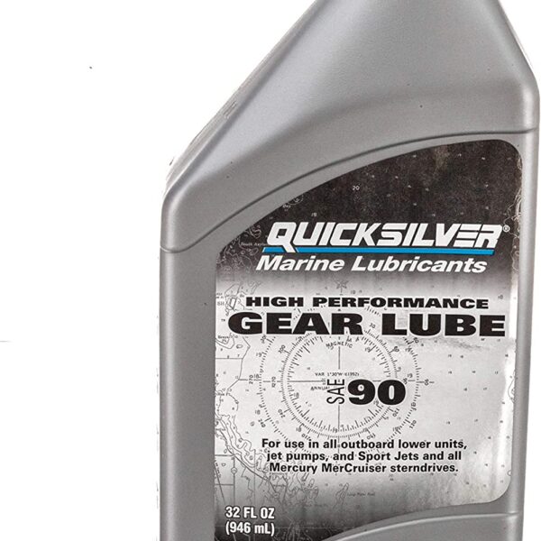 Quicksilver by Mercury Marine 858064 High Performance Gear Lube SAE 90