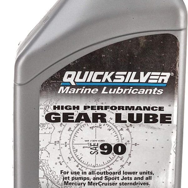 Quicksilver by Mercury Marine 8M0222065 SAE 90 High Performance Gear Lube, 32 oz