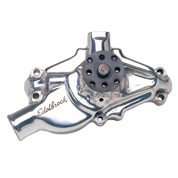 Edelbrock EDL-8820 Water Pump for Small-Block Chevy in Polished Finish (Short)