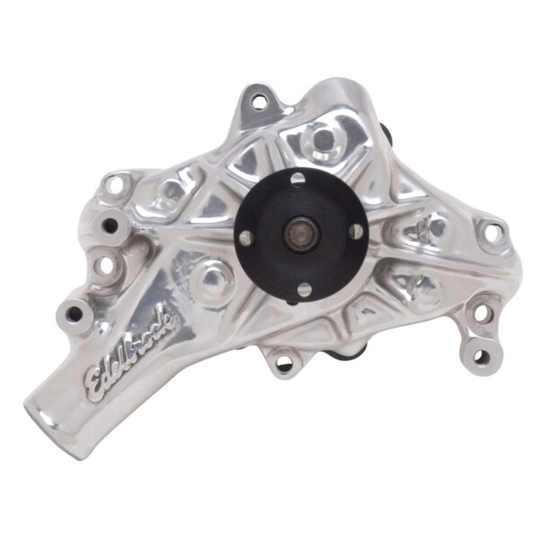Edelbrock EDL-8821 Water Pump for Small-Block Chevy in Polished Finish (Long)