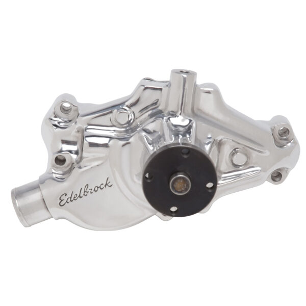 Edelbrock EDL-8825 Water Pump for Small-Block 1984-91 350 Corvettes in Polished Finish (Short)