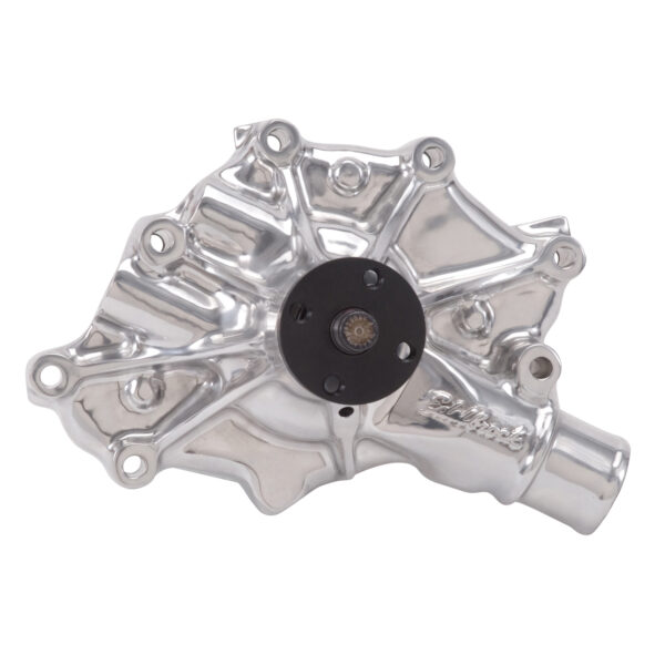 Edelbrock EDL-8845 Water Pump #8845 For Small-Block Ford 1986-93, 5.0L V8, Rev. Rotation, Polished