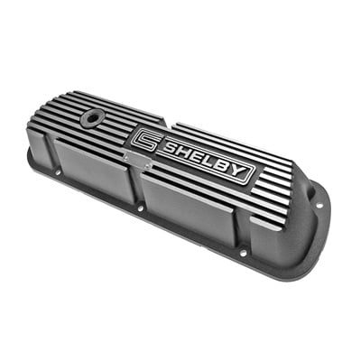 Scott Drake SDK-6A582-S Aluminum Valve Covers with Shelby Logo (Pair)
