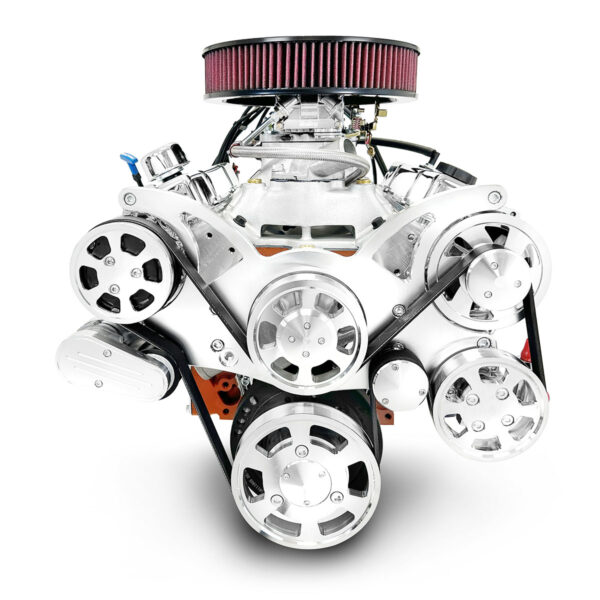 BluePrint Engines MLL-B454FK700 Standard Edition GM Compatible Builder Series - EFI - Polished Pulley Kit