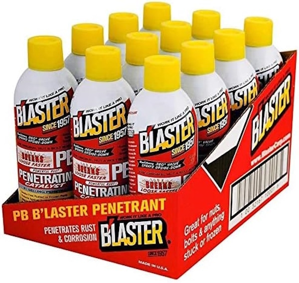 12 Pack of Blaster Extreme Elite Multi-Use Lubricant Oil, Loosens, Cleans, Protect, BLA-16PBDS~12