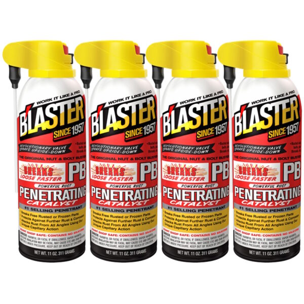 4 Pack of Blaster Extreme Elite Multi-Use Lubricant Oil, Loosens, Cleans, Protect, BLA-16PBDS~4