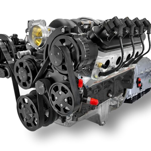 BluePrint Engines MLL-BLS3763KBZF Standard Edition GM LS Compatible Builder Series - EFI - Black Pulley Kit