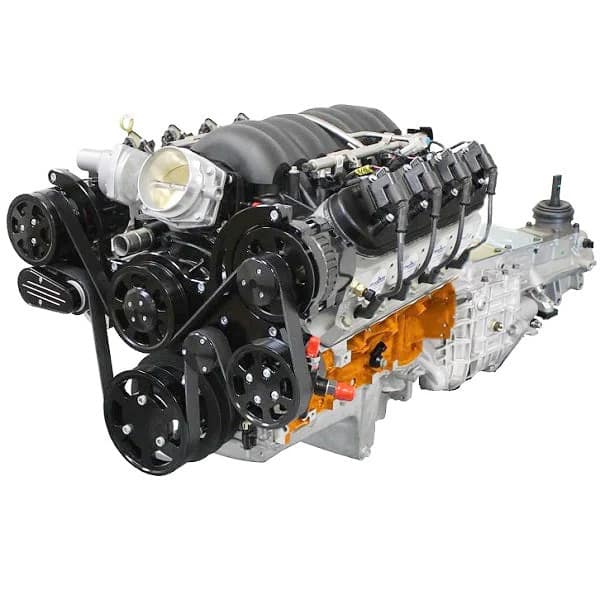 BluePrint Engines MLL-BLS4273KBTKX Standard Edition GM LS Compatible Builder Series - EFI - Black Pulley Kit