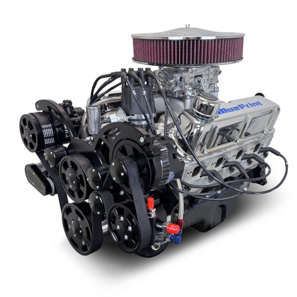 BluePrint Engines MLL-BP3479RCTCKB 347CI Ford Small Block Compatible Deluxe Dressed -Carb -Rear Sump -Black Kit