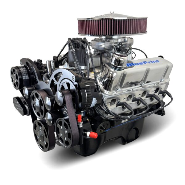 BluePrint Engines MLL-BP3479RCTFKB 347CI Ford Small Block Compatible Deluxe Dressed -EFI -Rear Sump -Black Kit