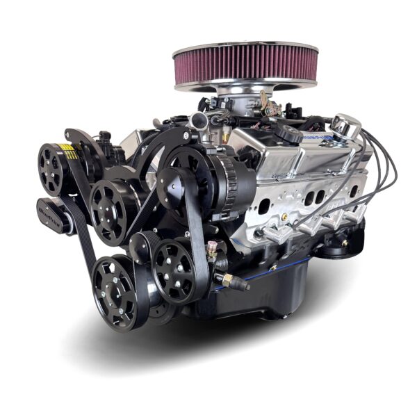 BluePrint Engines MLL-BP4002MPFIKB 400CI GM Small Block Compatible Deluxe Dressed -MPFI -Black Kit