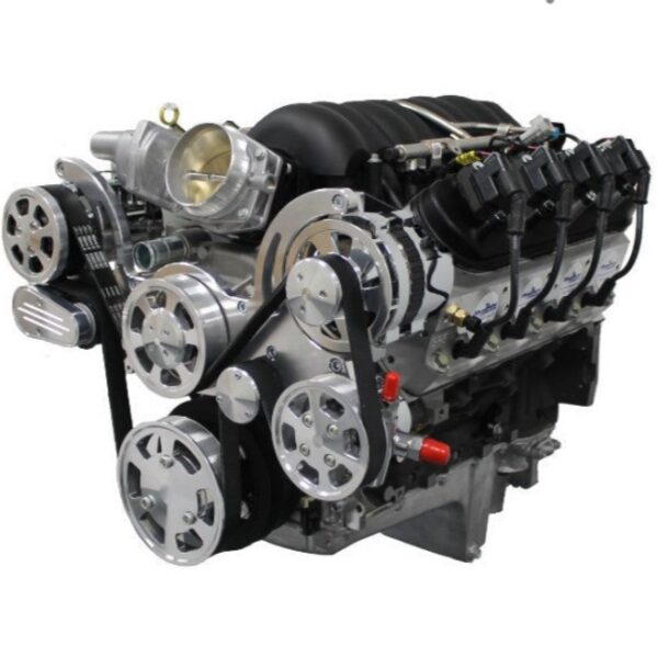 BluePrint Engines MLL-PSLS3763CTFK 376CI GM LS Compatible Deluxe Dressed -EFI -Polished Kit