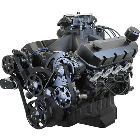 BluePrint Engines MLL-PS6320CTCKBX 632CI GM Big Block Compatible Deluxe Dressed -Carb -Black Kit -Blackout