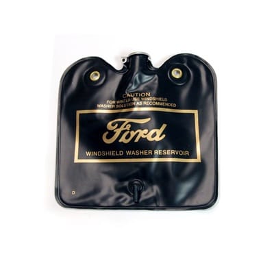 Scott Drake SDK-C1AZ-17618-D Windshield Washer Reservoir Bag, Flip Top, Gold Ford Logo