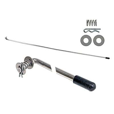 Scott Drake SDK-C5ZZ-16826-S Stainless Steel Hood Prop Rod
