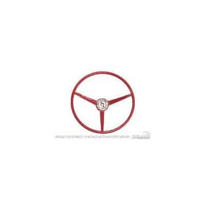 Scott Drake SDK-C5ZZ-3600-BR 1965 Standard Steering Wheel (Bright Red)