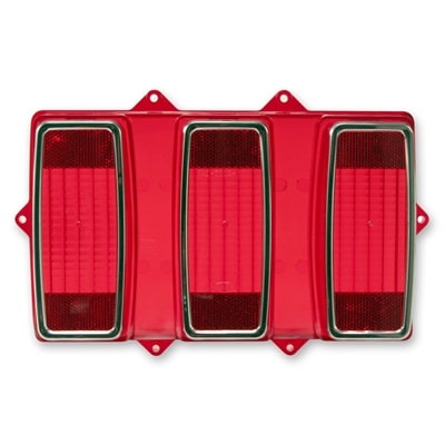 Scott Drake SDK-C9ZZ-13450-A Tail Light Lens with Stainless Trim