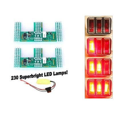 Scott Drake SDK-SD-6004-UB LED Sequential Tail Light Kit, Super Bright