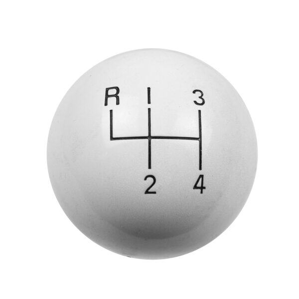 Hurst Shift Knob - 4-Speed Pattern - White HUU-1637626
