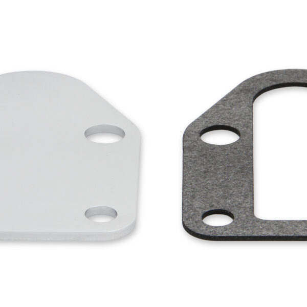 Mr. Gasket MRG-1515 Fuel Pump Block Off Plate -Chrome
