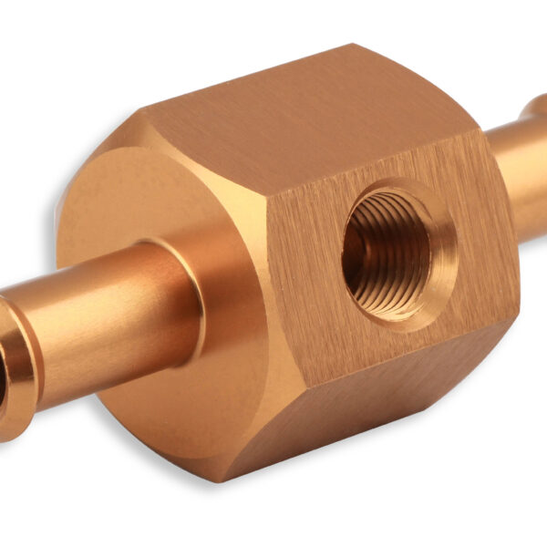 Mr. Gasket MRG-1560 Fuel Block with 0-15 PSI Fuel Pressure Gauge