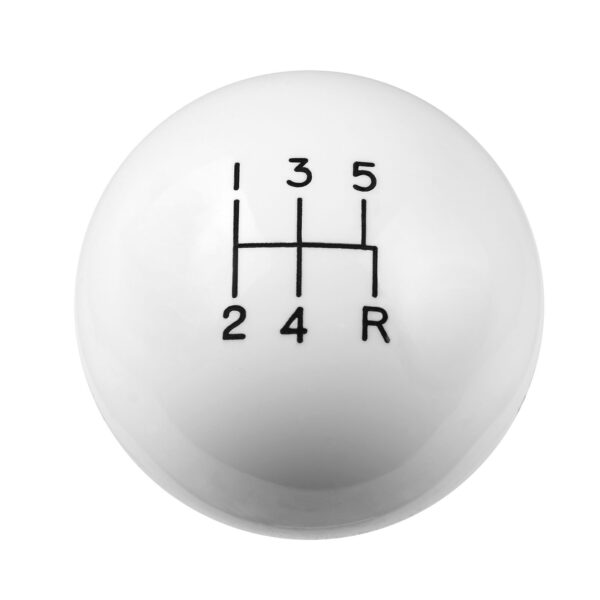 Hurst Shift Knob - 5-Speed Pattern - White HUU-1630014