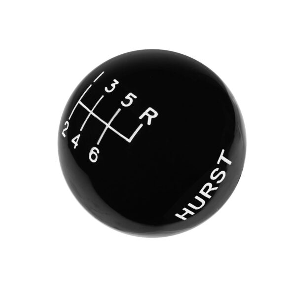 Hurst Shift Knob - Black 6-Speed - 3/8-16 Threads HUU-1631040