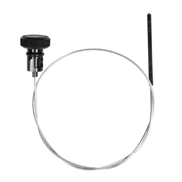 B&M BMM-22300 Locking Automatic Transmission Dipstick - Billet Aluminum