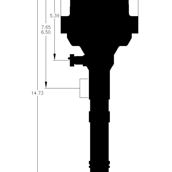 MSD-2357 Chevy Cam Sync Distributor, Hall-Effect, Standard Cap