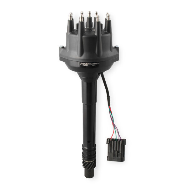 MSD-23763 Black, Chevy Tall Deck Dual Sync Distributor