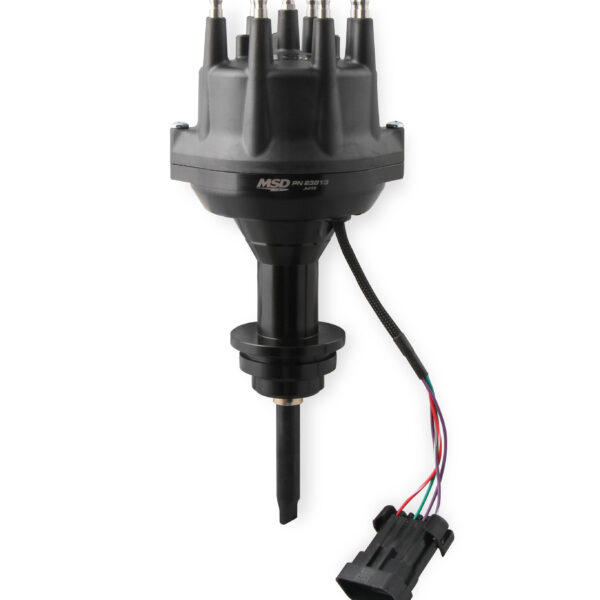 MSD-23813 Black, Chrysler 318-360 Dual Sync Distributor